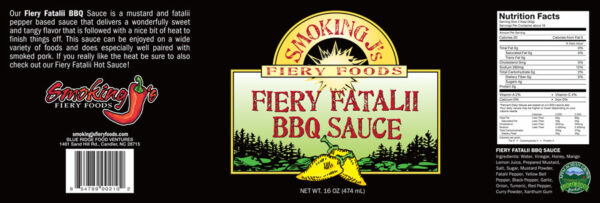 Fiery Fatalii BBQ Sauce