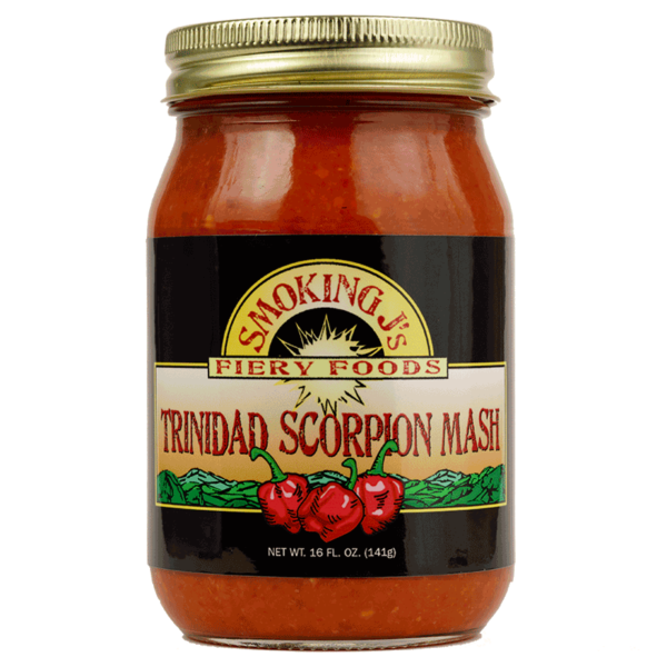 16 oz. Trinidad Scorpion Pepper Mash