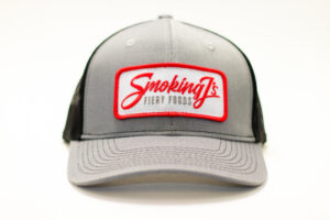 Heather Gray/Black Port Authority Snapback Trucker Cap