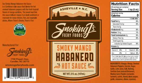 Signature Smoky Mango Habanero Hot Sauce - Image 2