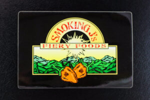 Smoking J's Black Glossy Sticker